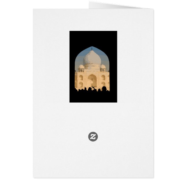 Paint by Numbers Card: Taj Mahal (Hinten)