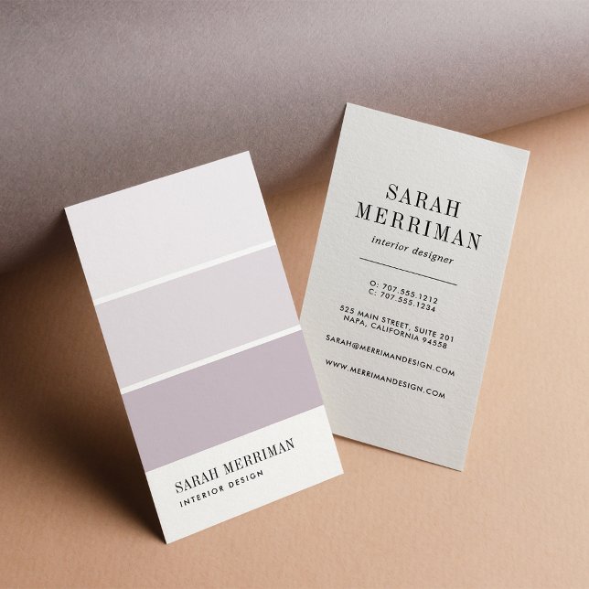 Paint Chip | Editierbare Farben - Designer Visitenkarte (Von Creator hochgeladen)