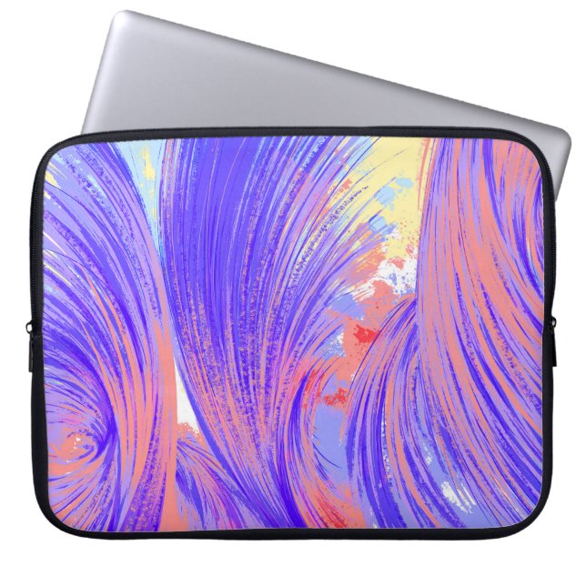 Paint & Feathers Laptopschutzhülle (Vorderseite)