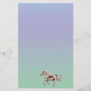 Paint Horse Galloping Papier