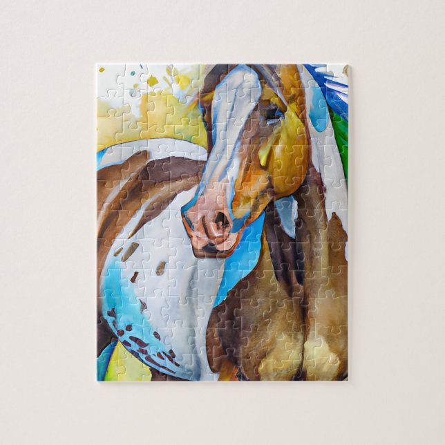 Paint Horse Puzzle (Vertikal)