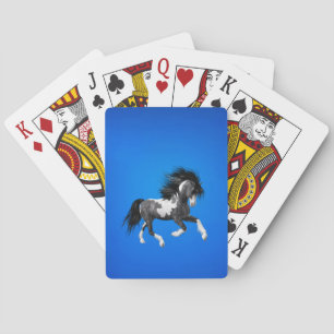 Paint Horse Running Spielkarten
