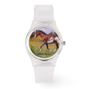 Paint Horse Trotting Watch Armbanduhr
