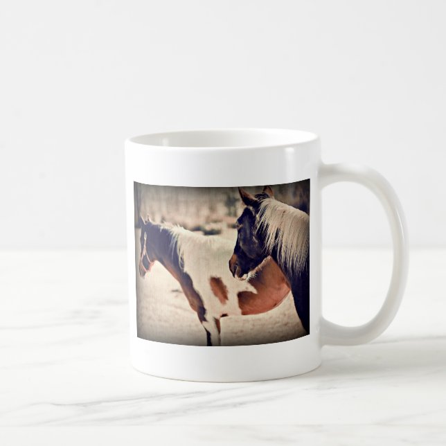 Paint Horses Kaffeetasse (Rechts)