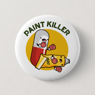 Paint Killer Funny Pill Puff Button