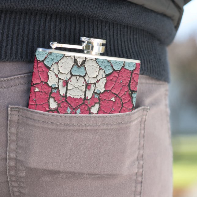 Paint Layers Peeling Flachmann (Beispiel)