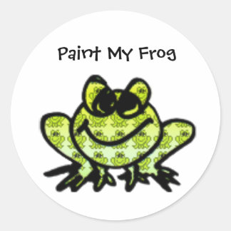 Paint My Frog Aufkleber - Angepasst