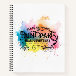 Paint Party Headquarters Journal Notizbuch