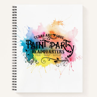 Paint Party Headquarters Journal Notizbuch