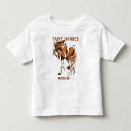 *Paint Pferdefelsen Kleinkind T-shirt