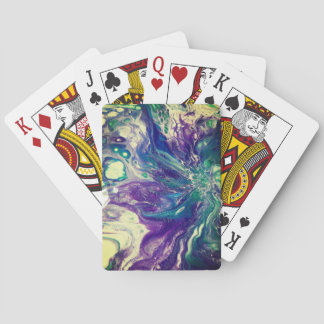 Paint Pour Playing Card #1107 Spielkarten
