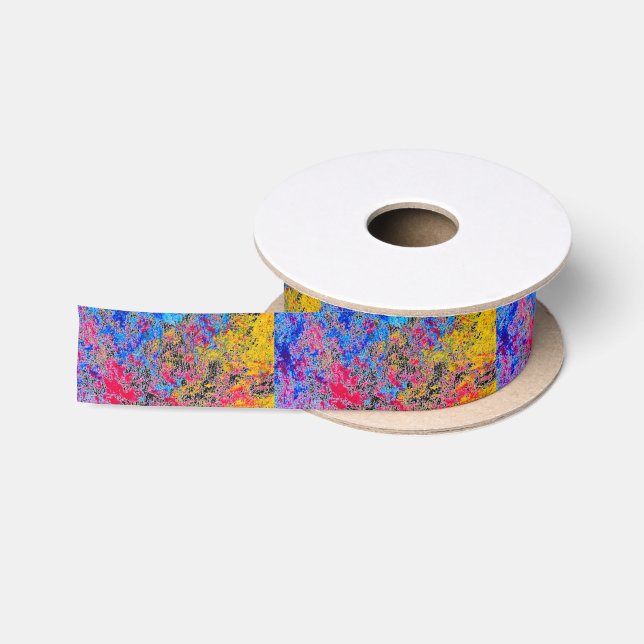 Paint Satin Ribbon Satinband (Spule)