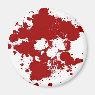 Paint Skull Magnet