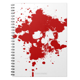 Paint Skull Notizblock