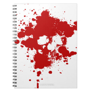 Paint Skull Notizblock