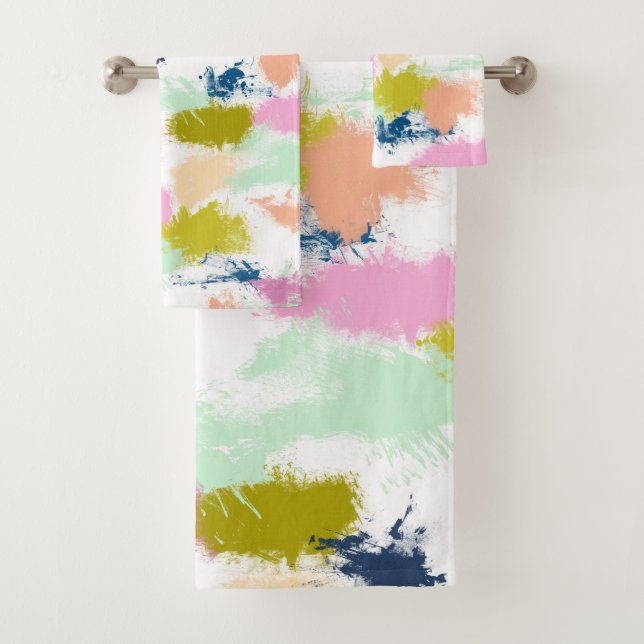 Paint smears badhandtuch set (Insitu)