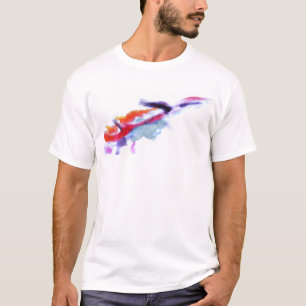 Paint Smears Smock Work T-Shirt