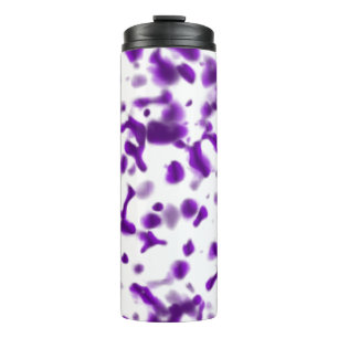 Paint Spatter Lila Thermosbecher
