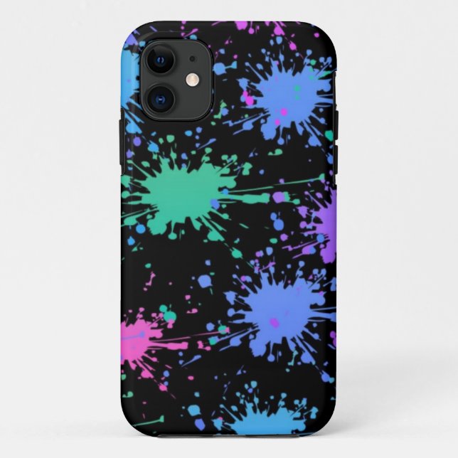 Paint Splash Case-Mate iPhone Hülle (Rückseite)