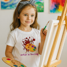 Paint Splash Girls T - Shirt
