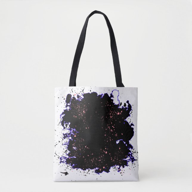 Paint Splash Groovy Tote Bag (Vorderseite)