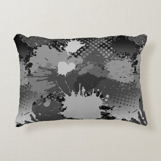 Paint Splash Muster 2 Dekokissen (Vorderseite)