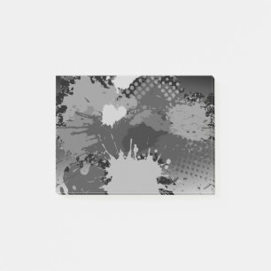 Paint Splash Muster 2 Post-it Klebezettel