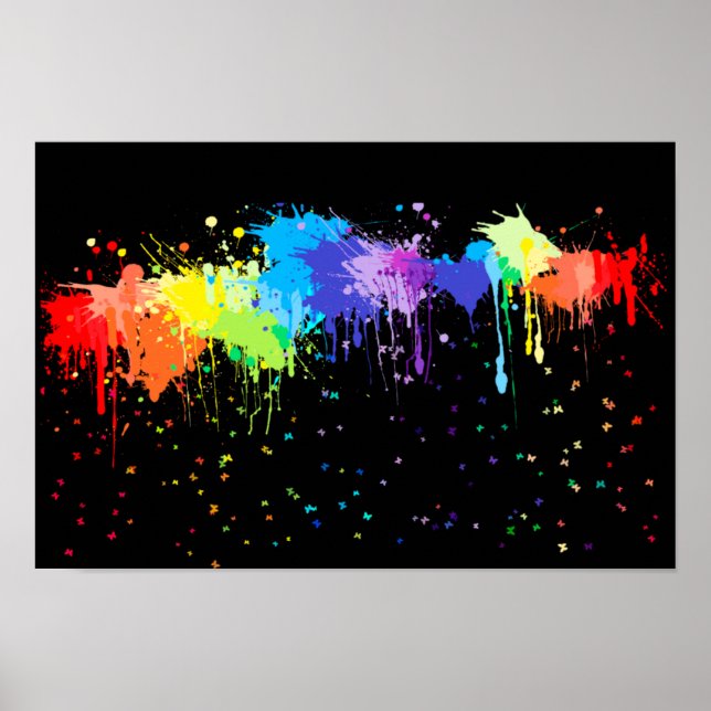 Paint Splash Poster (Vorne)