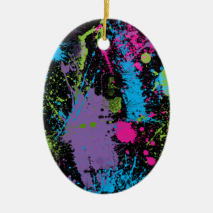 Paint Splater Keramikornament