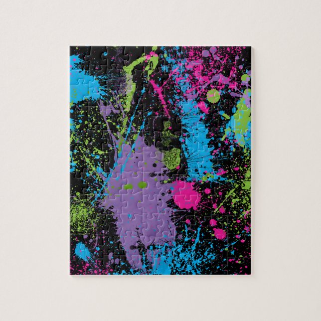 Paint Splater Puzzle (Vertikal)