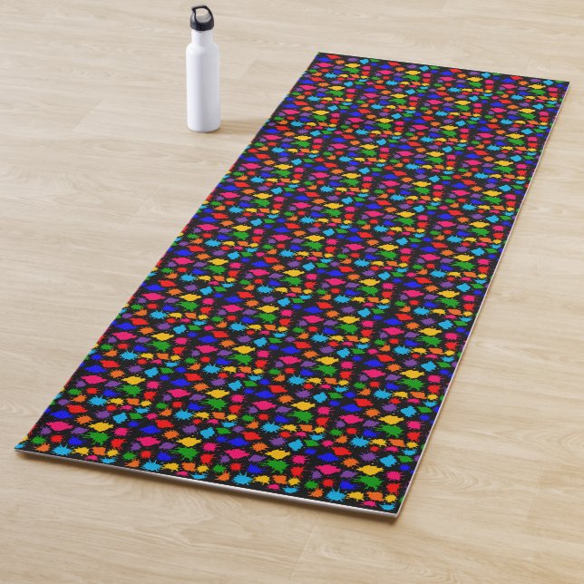 Paint Splats Yogamatte (Beispiel)