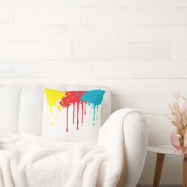 Paint Splatter Kissen