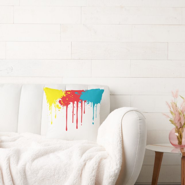Paint Splatter Kissen (Liege)