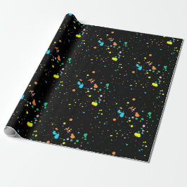 Paint Spritzer Abstrakt Geschenkpapier