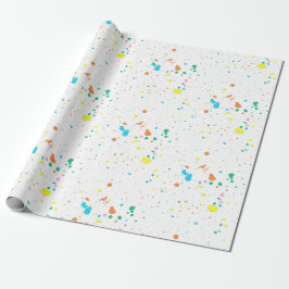 Paint Spritzer Abstrakt Geschenkpapier