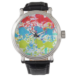 Paint Spritzer Armbanduhr