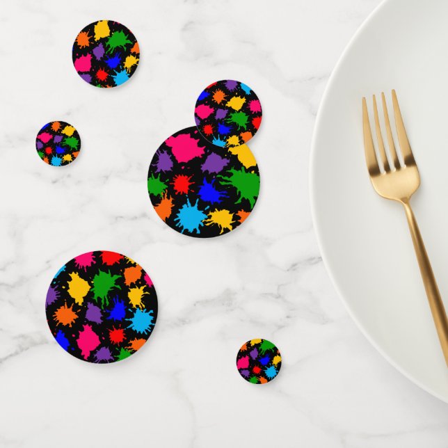 Paint Spritzer Confetti Konfetti (Gruppe)
