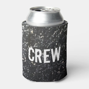 Paint Spritzer CREW Kohle und Weiß Dosenkühler