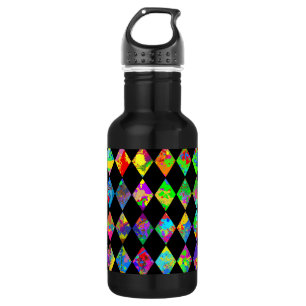 Paint Spritzer Diamond Pattern Edelstahlflasche