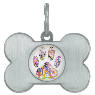 Paint Spritzer Dog Paw Print Tiermarke