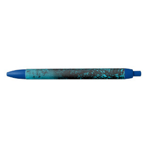 Paint Spritzer Effect Blue & Black Kugelschreiber
