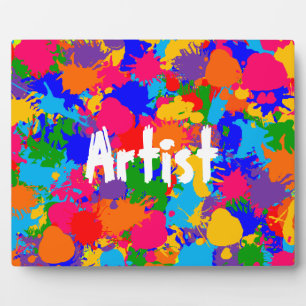 Paint Spritzer Fotoplatte