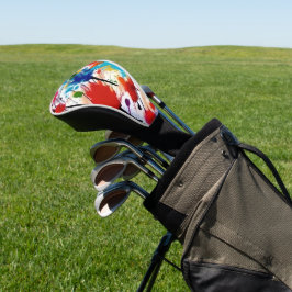 Paint Spritzer Golf Head Cover: Helles Golf Head Headcover