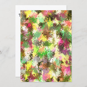 Paint Spritzer Herbst lässt Erntedank Dinner Einladung