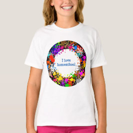 Paint Spritzer I Liebe T-Shirt