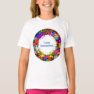 Paint Spritzer I Liebe T-Shirt