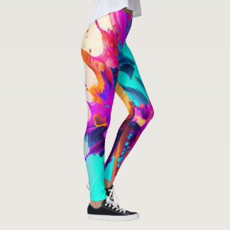Paint Spritzer Legierung Leggings