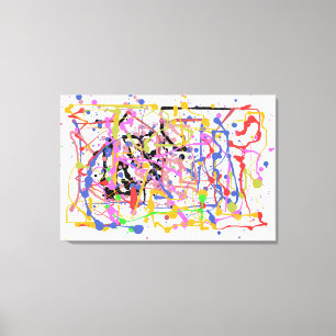 Paint Spritzer Leinwanddruck