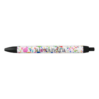 Paint Spritzer Name Tinte Pen - Multi Rainbow Kugelschreiber