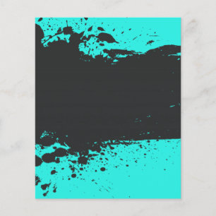 Paint Spritzer Party Flyer